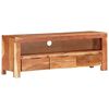 vidaXL Meuble TV 110x30x40 cm Bois d'acacia massif