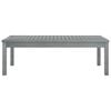 vidaXL Table basse 100x50x33 cm Gris Bois d'acacia solide