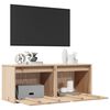 vidaXL Armoires murales 2 pcs 45x30x35 cm Bois de pin massif
