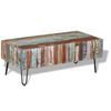 vidaXL Table basse Bois massif de r&eacute;cup&eacute;ration 100x50x38 cm