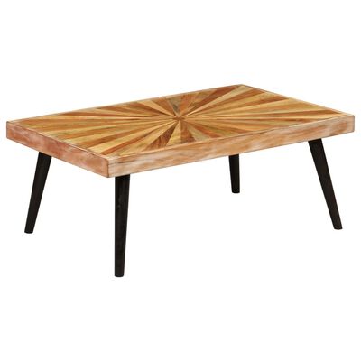 vidaXL Table basse Bois de manguier massif 90x55x36 cm