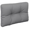 vidaXL Coussins de palette lot de 2 gris tissu