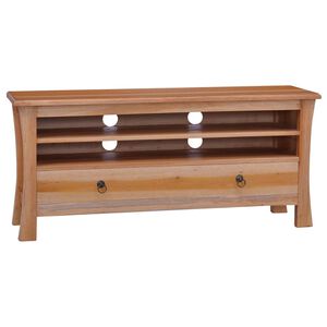 vidaXL Meuble TV 100x30x45 cm Bois d'acajou massif