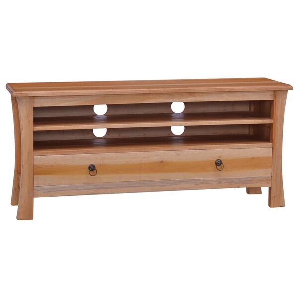 vidaXL Meuble TV 100x30x45 cm Bois d'acajou massif