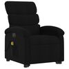 vidaXL Fauteuil inclinable de massage électrique noir tissu