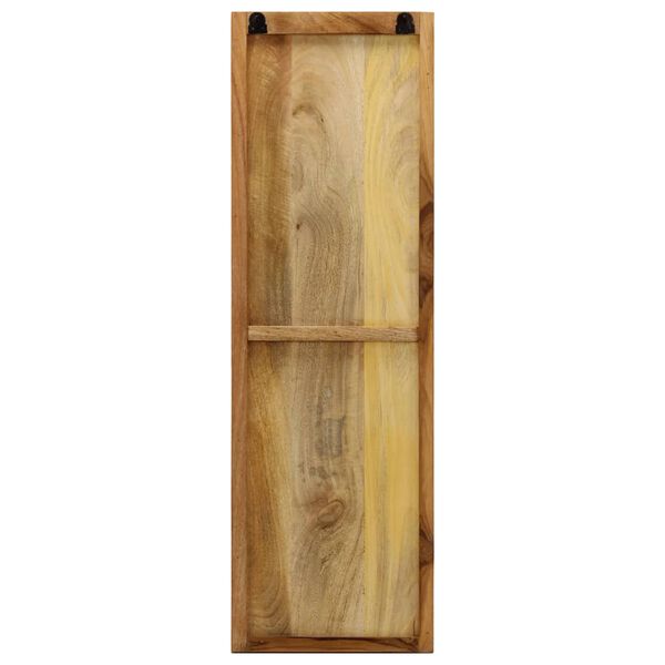 vidaXL Porte-manteau mural 2 pcs Bois de manguier massif 36x110x3 cm