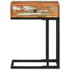 vidaXL Table d'appoint en U 45x30x61 cm Bois de r&eacute;cup&eacute;ration massif