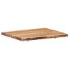vidaXL Dessus de table Bois d'acacia massif 80x(50-60)x3,8 cm