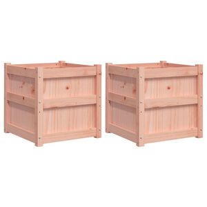 vidaXL Jardini&egrave;res 2 pcs bois massif douglas