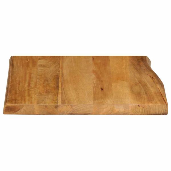 vidaXL Dessus de table 40x40x3,8 cm bord vivant bois massif manguier