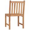 vidaXL Chaises de jardin lot de 2 Bois de teck solide