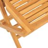 vidaXL Chaises de jardin pliantes lot de 2 47x63x90cm bois massif teck