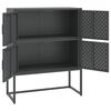 vidaXL Buffet haut Anthracite 80x35x100 cm Acier