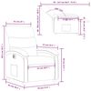 vidaXL Fauteuil inclinable &eacute;lectrique gris similicuir