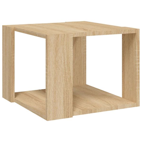 vidaXL Table basse Ch&ecirc;ne sonoma 40x40x30 cm Bois d'ing&eacute;nierie