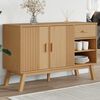 vidaXL Buffet OLDEN marron 114x43x73,5 cm bois massif de pin