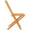 vidaXL Chaises de jardin pliantes lot de 2 47x63x90cm bois massif teck