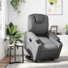 vidaXL Fauteuil inclinable &eacute;lectrique gris similicuir