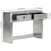 vidaXL Buffet de style aviation 110x35x75 cm Métal