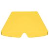 vidaXL Toit de rechange de balan&ccedil;oire Jaune 150/130x105/70 cm