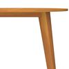 vidaXL Table de jardin &Oslash;110x75 cm Bois d'acacia solide
