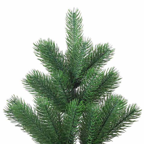 vidaXL Sapin de No&euml;l artificiel Nordmann avec LED et boules Vert 180cm