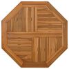 vidaXL Dessus de table 60x60x2,5 cm octogonal bois de teck massif