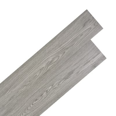 vidaXL Dalles de plancher PVC autoadhésif 5,02 m² 2 mm gris foncé