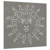 vidaXL Décoration murale jardin 55x55 cm acier corten design du soleil