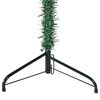 vidaXL Demi sapin de No&euml;l artificiel mince avec support Vert 150 cm