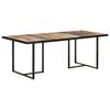 vidaXL Table de salle &agrave; manger 200 cm Bois de r&eacute;cup&eacute;ration massif