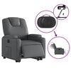 vidaXL Fauteuil inclinable &eacute;lectrique gris similicuir