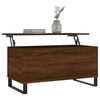 vidaXL Table basse Ch&ecirc;ne marron 90x44,5x45 cm Bois d'ing&eacute;nierie