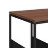 vidaXL Table d'appoint Noir 55x36x59,5 cm Bois d'ing&eacute;nierie