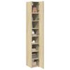 vidaXL Armoire de rangement mince chêne sonoma 30x42,5x225 cm