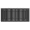 vidaXL Table de jardin Anthracite 190x80x72 cm Acier