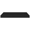 vidaXL &Eacute;tag&egrave;re murale flottante Noir 60x23,5x3,8 cm MDF