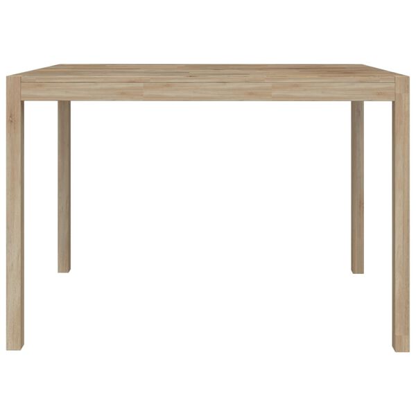 vidaXL Table &agrave; manger 110x70x75 cm bois d'acacia solide