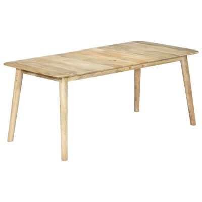 vidaXL Table de salle à manger 180x90x76 cm Bois de manguier massif