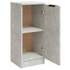 vidaXL Buffets 2 pcs Gris b&eacute;ton 30x30x70 cm Bois d'ing&eacute;nierie