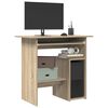 vidaXL Bureau Ch&ecirc;ne sonoma 80x45x74 cm Bois d&rsquo;ing&eacute;nierie