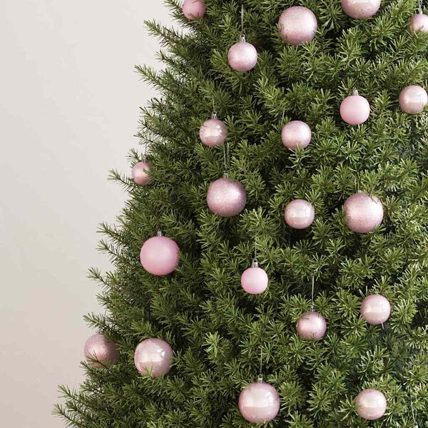 vidaXL Ensemble de boules de No&euml;l 100 pcs Rose