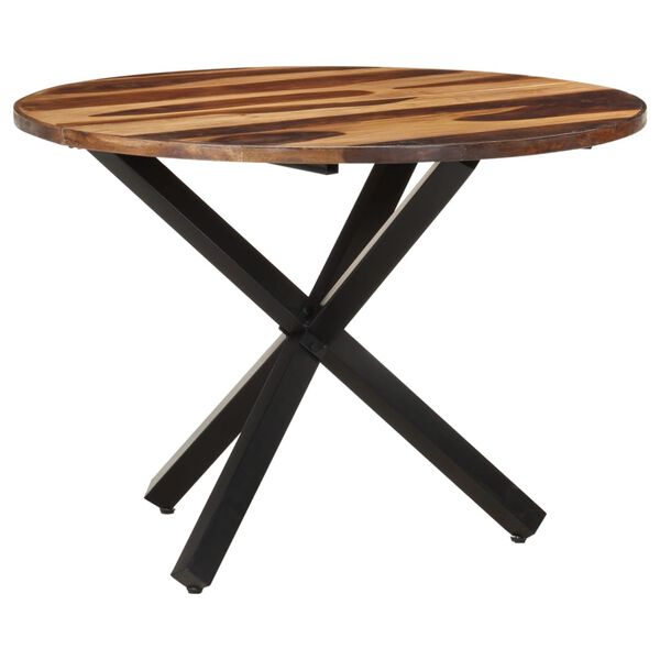 vidaXL Table de salle &agrave; manger 100x100x75 cm Bois d'acacia