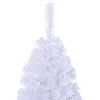 vidaXL Arbre de Noël artificiel avec branches épaisses blanc 150cm PVC