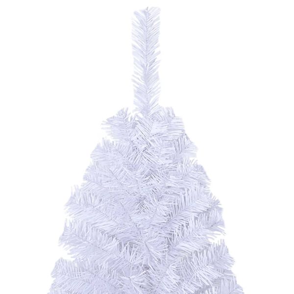 vidaXL Arbre de Noël artificiel avec branches épaisses blanc 150cm PVC