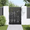 vidaXL Portail de jardin 85x150 cm acier corten design de bambou