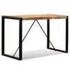 vidaXL Table &agrave; manger Bois de r&eacute;cup&eacute;ration massif 120 cm