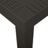 vidaXL Table de jardin Anthracite 79x65x72 cm Plastique