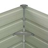 vidaXL Jardini&egrave;re sur&eacute;lev&eacute;e Anthracite 100x100x77 cm Acier galvanis&eacute;