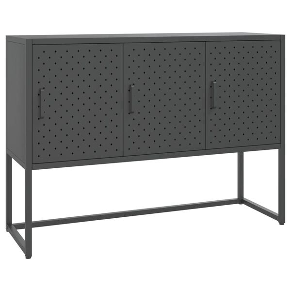 vidaXL Buffet Anthracite 105x35x75 cm Acier